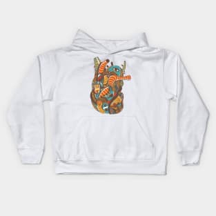 Cafe Light Heart Kids Hoodie